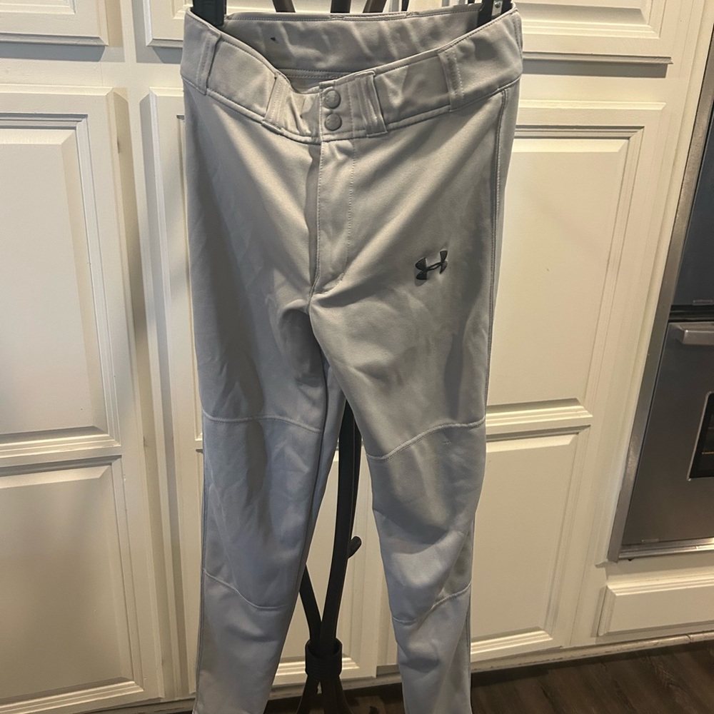 Under Armour Gray baseball pants youth large